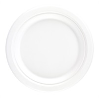 Click for a bigger picture.6" Bagasse Round Plate Pk 1000