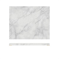 Click for a bigger picture.White Marble Agra Melamine GN1/2 Slab 32.5 x 26.5cm