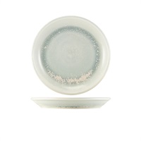 Click for a bigger picture.Terra Porcelain Pearl Coupe Plate 19cm