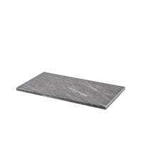 Click for a bigger picture.GenWare Dark Grey Marble Platter 32 x 18cm GN 1/3