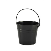 Click for a bigger picture.Stainless Steel Serving Bucket 16cm Dia Black