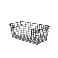 Click for a bigger picture.GenWare Black Wire Open Sided Display Basket GN1/3