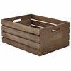 Click here for more details of the Genware Dark Rustic Wooden Crate 41 x 30 x 18cm