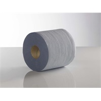 Click for a bigger picture.Blue 2ply centrefeed roll emb 150m Pk 6