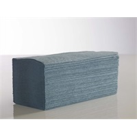 Click for a bigger picture.Interfold blue handtowel Pk 5000