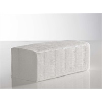 Click for a bigger picture.White interfold handtowel Pk 3200
