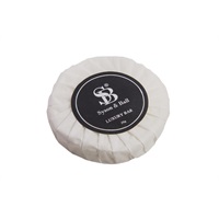 Click for a bigger picture.Syson & ball 25g wrapped pleated soap Pk 100