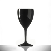 Click for a bigger picture.Elite black 11oz premium wine glass Pk 12