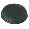 Click here for more details of the Black CPLA Domed Sip-thru Lid Fits all Sizes Pk 1000