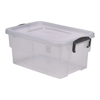 Click for a bigger picture.Storage Box 13L W/ Clip Handles