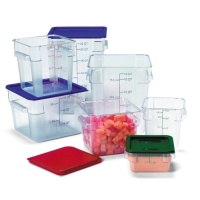 Click for a bigger picture.Lid Square Container 5.7/7.6L Red