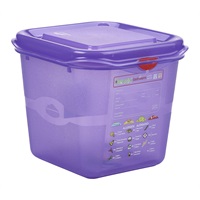 Click for a bigger picture.Allergen GN Storage Container 1/6 150mm Deep 2.6L