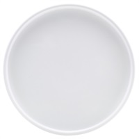 Click for a bigger picture.Genware Porcelain Low Presentation Plate 20cm/ 8"
