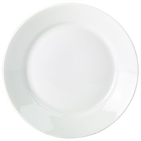 Click for a bigger picture.Genware Porcelain Deep Winged Plate 30cm/ 12"