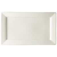 Click for a bigger picture.Genware Porcelain Rectangular Plate 30.5 x 18.5cm/ 12 x 7.25"