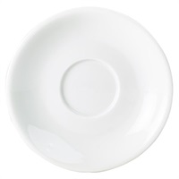 Click for a bigger picture.Genware Porcelain Saucer 13.5cm/ 5.25"