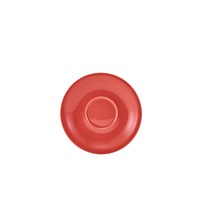 Click for a bigger picture.GenWare Porcelain Coral Saucer 13.5cm/ 5.25"