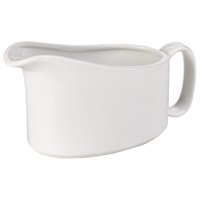 Click for a bigger picture.Genware Porcelain Sauce Boat 20cl/ 7oz