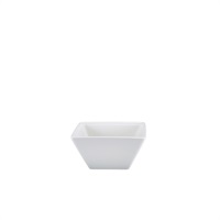 Click for a bigger picture.GenWare Porcelain Square Bowl 12.8cm/5"