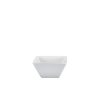 Click for a bigger picture.GenWare Porcelain Square Bowl 12.8cm/ 5"