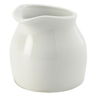 Click for a bigger picture.Genware Porcelain Cream Tot 3cl/1oz