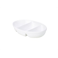 Click for a bigger picture.R.G.3 Divided Veg. Dish 28cm White