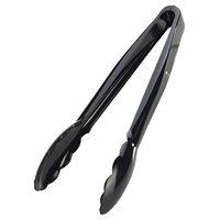 Click for a bigger picture.Utility Tongs 9" Black