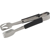 Click for a bigger picture.Genware Plastic Handle Buffet Tongs Black