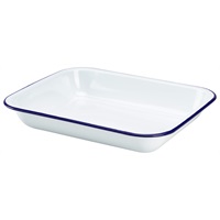 Click for a bigger picture.Enamel Baking Tray 31 x 25 x 5cm