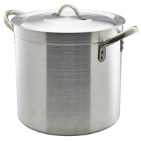 Click for a bigger picture.Aluminium Deep Stockpot With Lid 17Litre