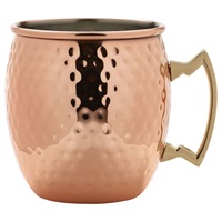 Click for a bigger picture.Barrel Copper Mug 55cl/19.25oz Hammered