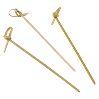 Click for a bigger picture.Bamboo Looped Skewers 12cm/ 4.75" (100pcs)