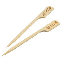 Click for a bigger picture.Bamboo Steak Markers 9cm/3.5" Medium (100pcs)