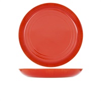 Click for a bigger picture.Orange Glazed Melamine Casablanca Bowl 38 x 4.5cm