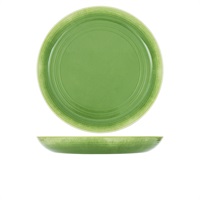 Click for a bigger picture.Light Green Glazed Melamine Casablanca Bowl 38 x 4.5cm