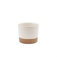 Click for a bigger picture.GenWare Kava White Stoneware Chip Cup 9 x 7.4cm