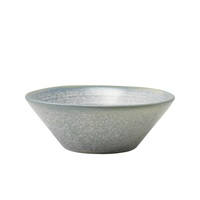 Click for a bigger picture.Terra Porcelain Seafoam Conical Bowl 14cm
