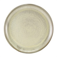 Click for a bigger picture.Terra Porcelain Matt Grey Coupe Plate 27.5cm