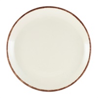 Click for a bigger picture.Sereno Stoneware Brown Coupe Plate 19cm