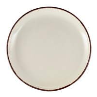 Click for a bigger picture.Sereno Stoneware Brown Coupe Plate 24cm