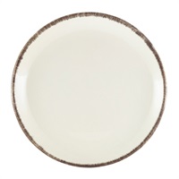 Click for a bigger picture.Sereno Stoneware Grey Coupe Plate 19cm