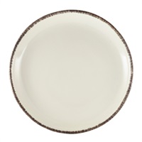 Click for a bigger picture.Terra Stoneware Sereno Grey Coupe Plate 24cm