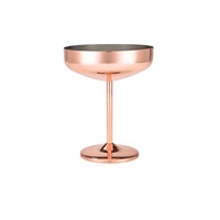 Click for a bigger picture.GenWare Copper Plated Cocktail Coupe Glass 30cl/10.5oz