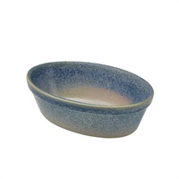 Click for a bigger picture.Forge Coast Stoneware Oval Pie Dish 16cm