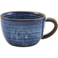 Click for a bigger picture.Terra Porcelain Aqua Blue Coffee Cup 28.5cl/ 10oz