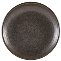 Click for a bigger picture.Terra Porcelain Black Deep Coupe Plate 25cm