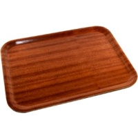 Click for a bigger picture.Darkwood Mahogany Tray 48 x 37cm