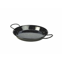 Click for a bigger picture.Black Enamel Paella Pan 26cm