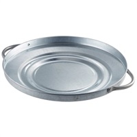 Click for a bigger picture.Galvanised Steel Bin Lid 24.5cm Dia