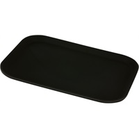 Click for a bigger picture.Gengrip 12" x 16" Rect. Non-Slip Tray Black